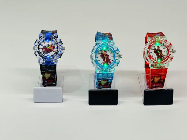 Iron Man LED Light-Up Kids Watches