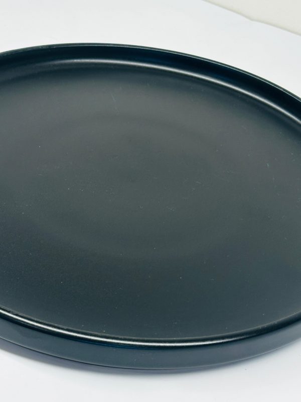 Modern Matte Black Dinner Plate - Image 2