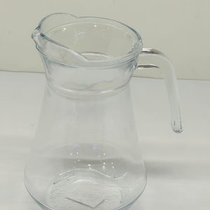 Clear Glass Jug with Handle