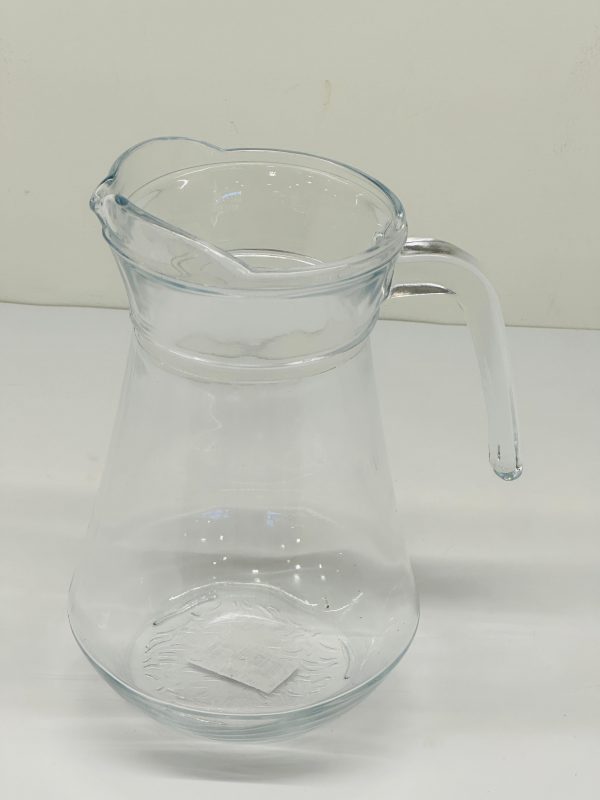 Clear Glass Jug with Handle