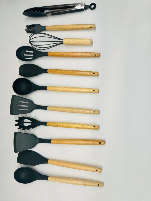 19-Piece Silicone Kitchen Utensils Set - Image 2