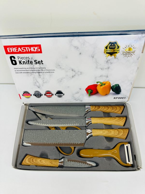 EREASTHQS 6-Piece Knife Set