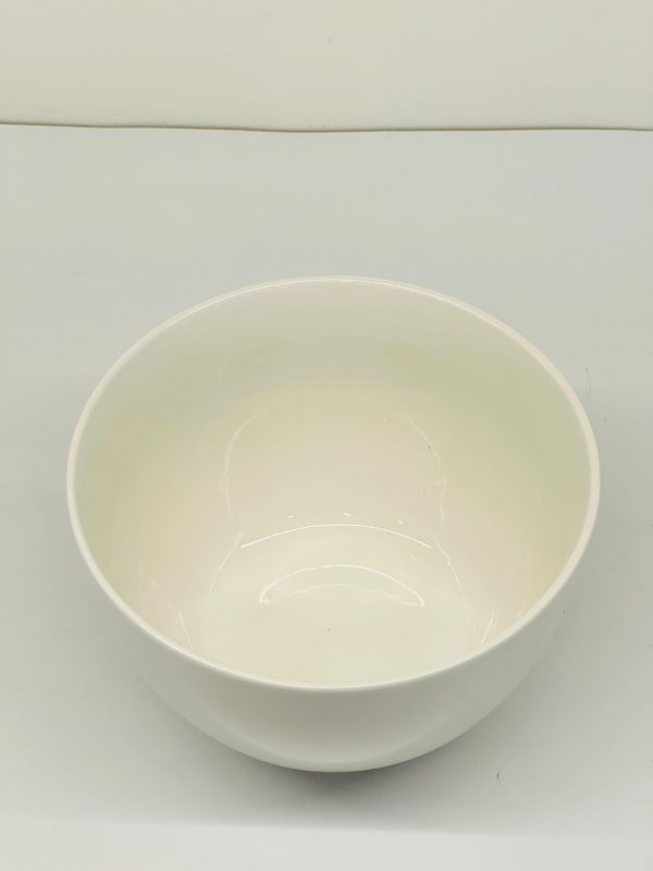 Minimalist White Ceramic Bowl - Image 2