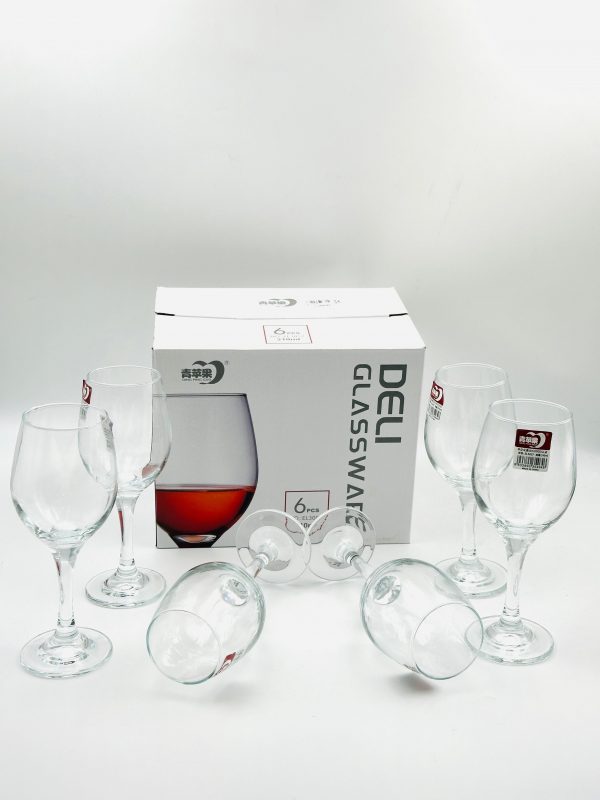 DELI 6-Piece Wine Glass Set