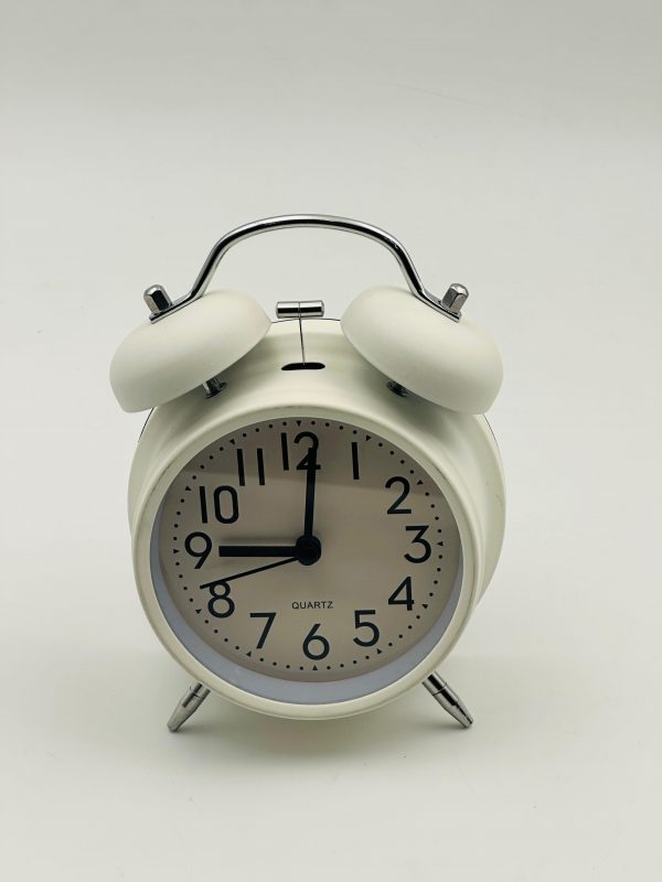 Classic Twin Bell Analog Alarm Clock - Image 4