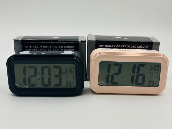 Optically Controlled LCD Digital Alarm Clock