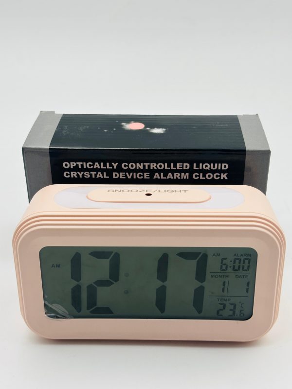 Optically Controlled LCD Digital Alarm Clock - Image 3