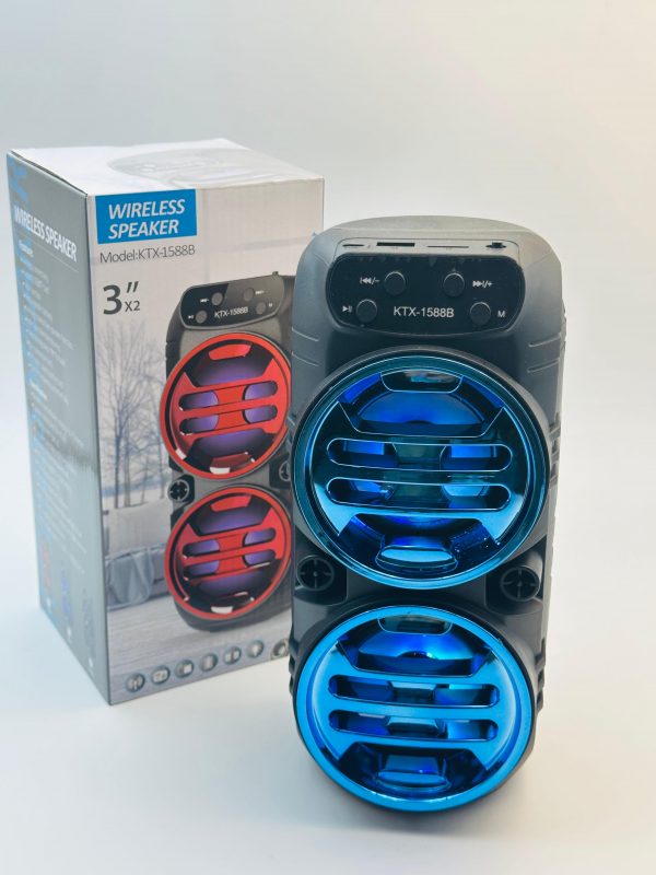 KTX-1588B Dual-Driver Wireless Bluetooth Speaker - Image 4