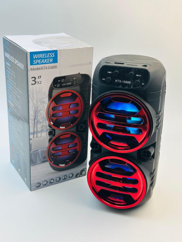 KTX-1588B Dual-Driver Wireless Bluetooth Speaker - Image 3