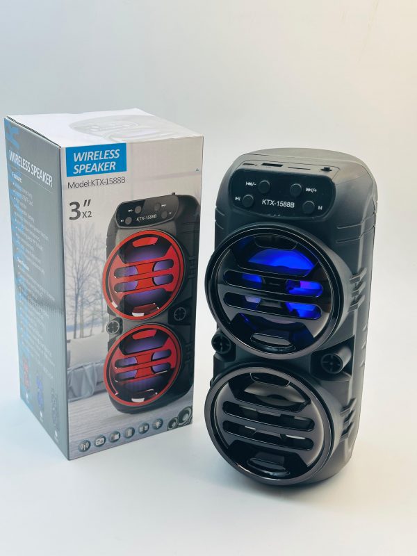 KTX-1588B Dual-Driver Wireless Bluetooth Speaker - Image 2