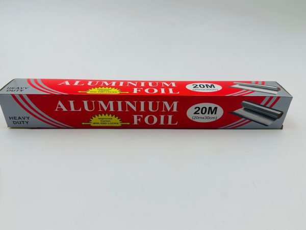 Heavy Duty Aluminium Foil – 20M (20m x 30cm)