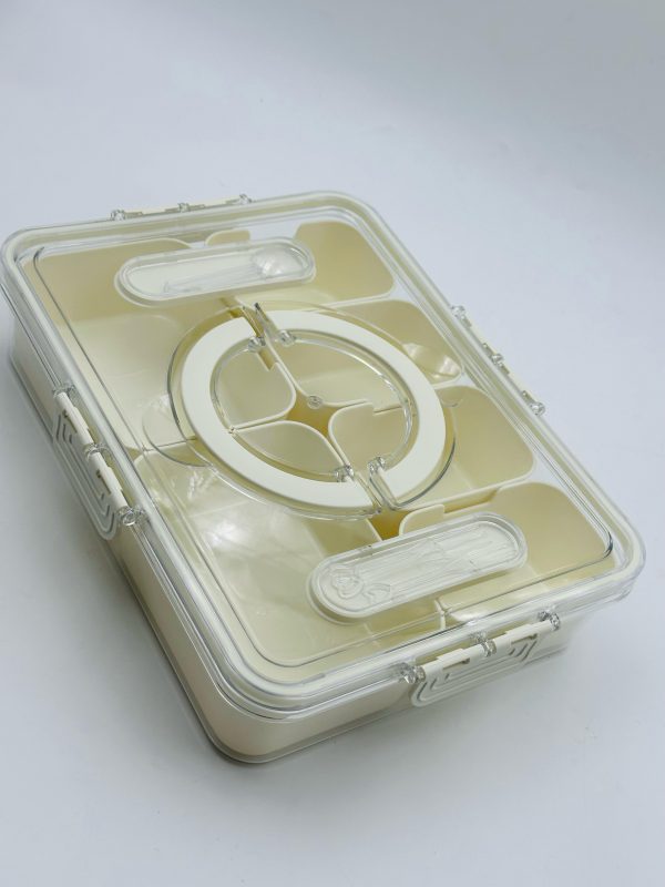 Multi-Compartment Food Storage Tray – 6 Section Organizer - Image 2