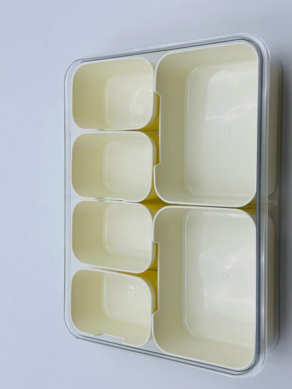 Multi-Compartment Food Storage Tray – 6 Section Organizer - Image 3