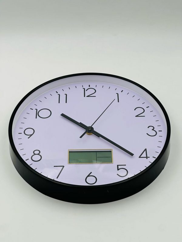 Wall Clock with Digital Display – Dual Time Feature - Image 2