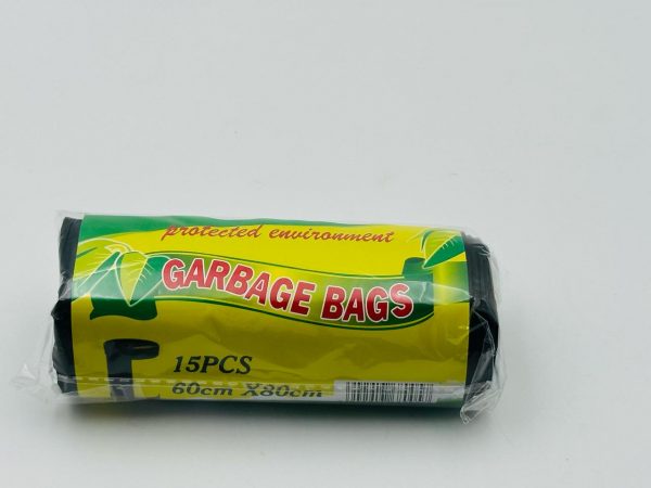 Garbage Bags Roll – 60cm x 80cm (15 PCS)