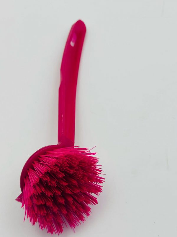 Heavy-Duty Round Head Dish Scrub Brush (Assorted Colors) - Image 2