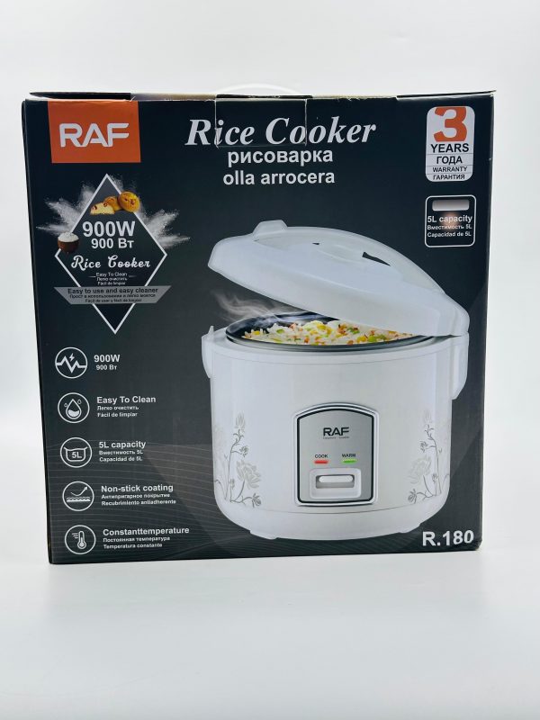 RAF Rice Cooker – 5L, 900W