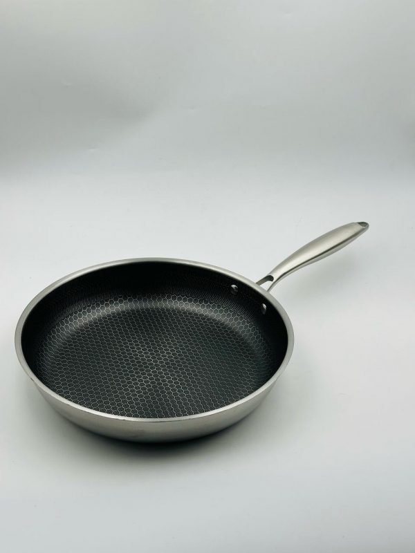 30cm stainless steel Honeycomb  non-stick frying pan - Image 2