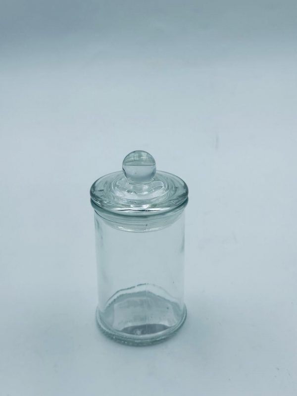 Small Glass Storage Jar with Lid
