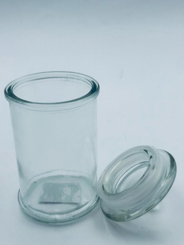 Medium Glass Storage Jar with Lid - Image 2