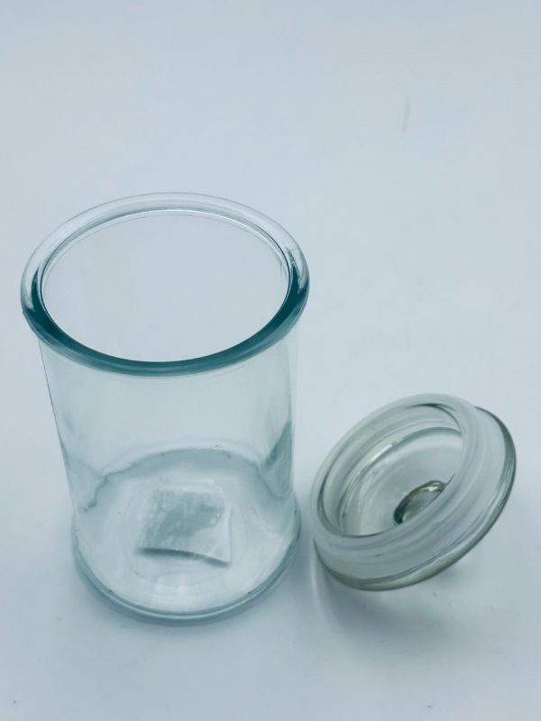 Large Glass Storage Jar with Lid - Image 2
