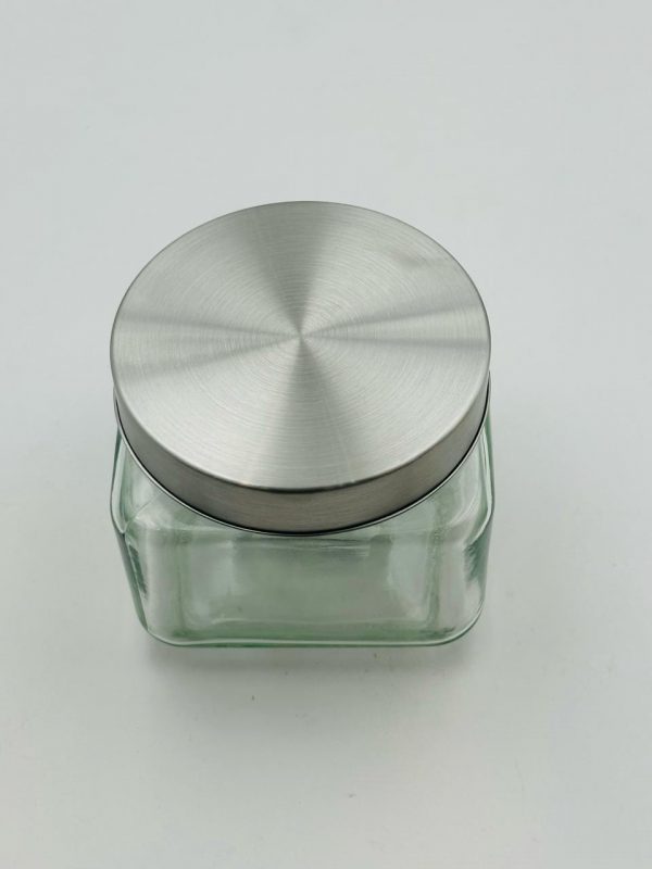 Square Glass Jar 800ML - Image 2