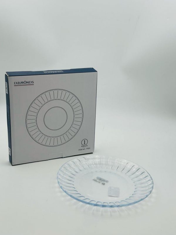 Diamonds Premium Glass Dinner Plate