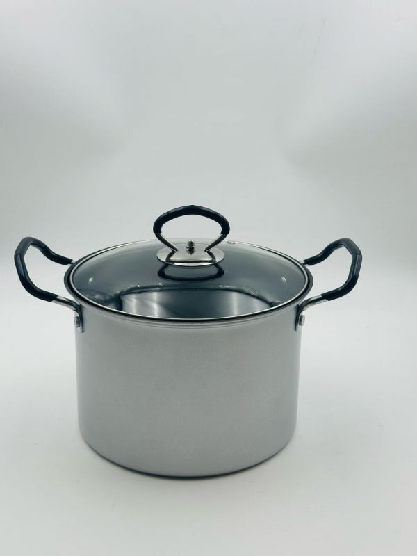 Aluminum Cooking Pot with Glass Lid