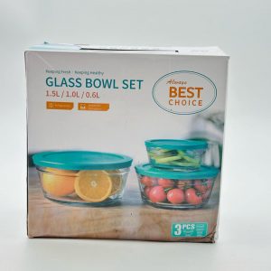 Always Best Choice Glass Bowl Set – 3