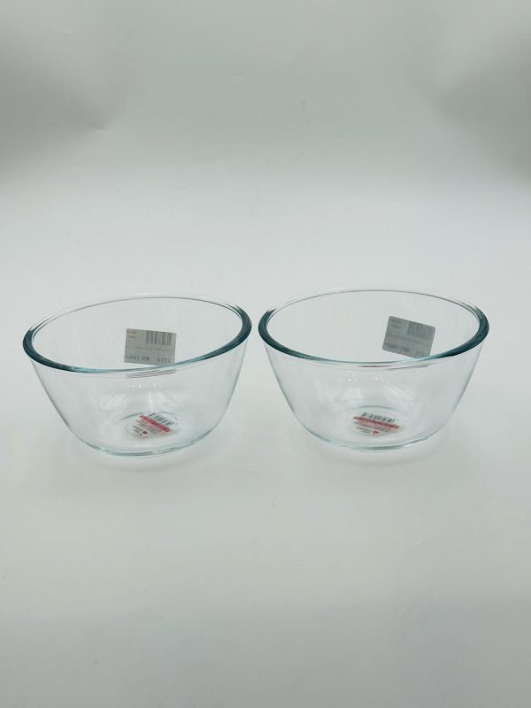 Red Cherry Glass Bowl Set – 2 Pcs - Image 2