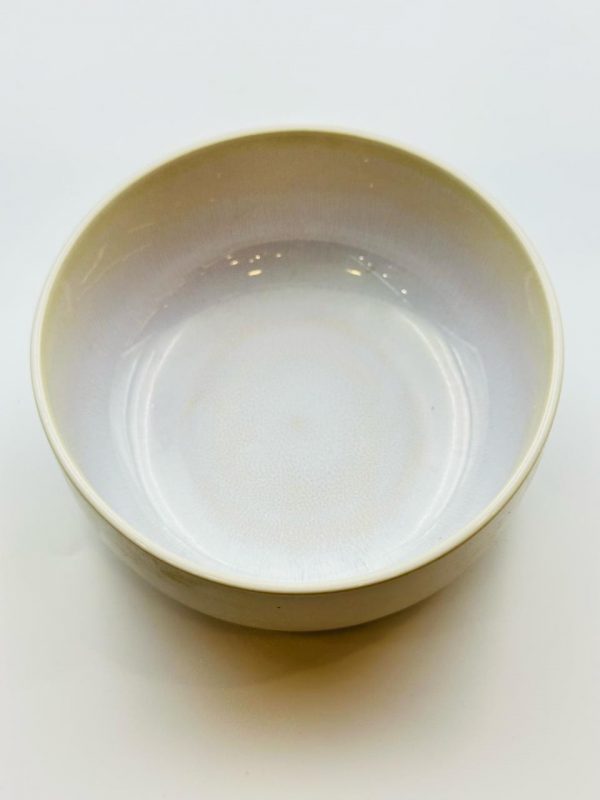 Ceramic Bowl – Glossy Beige Finish - Image 2