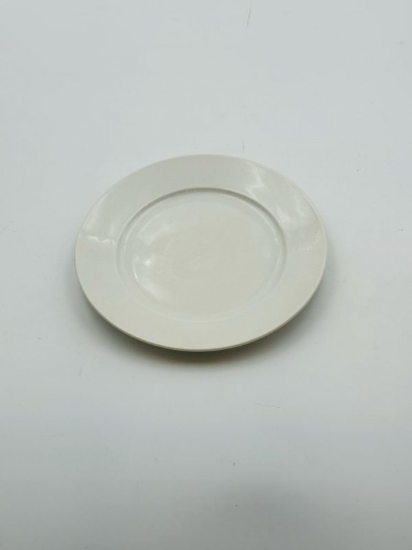 Classic White Ceramic Dinner Plate (Small) - Image 2