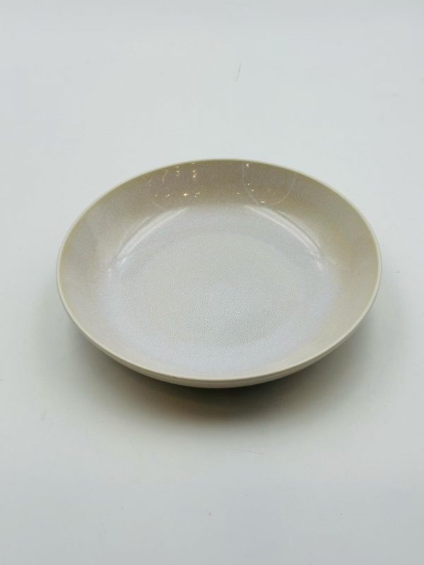 Elegant Ivory Ceramic Dinner Plate - Image 2