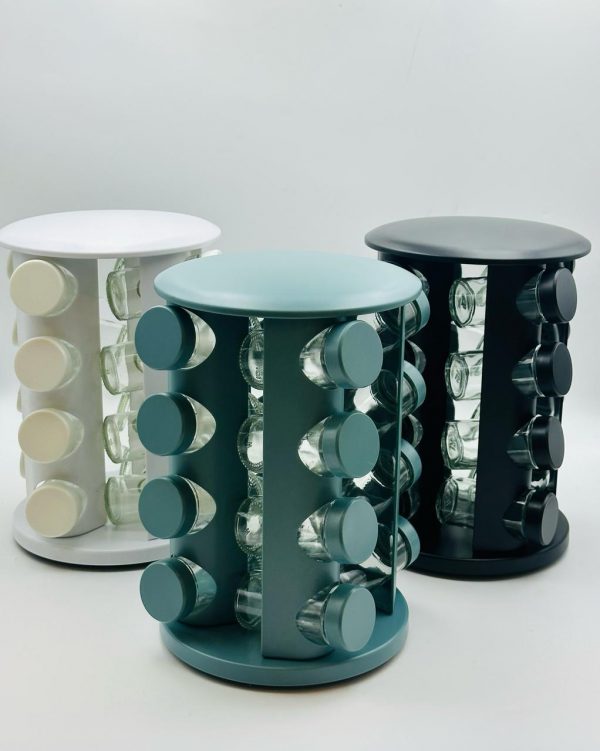 Spice Carousel – 16 Jar Rotating Organizer