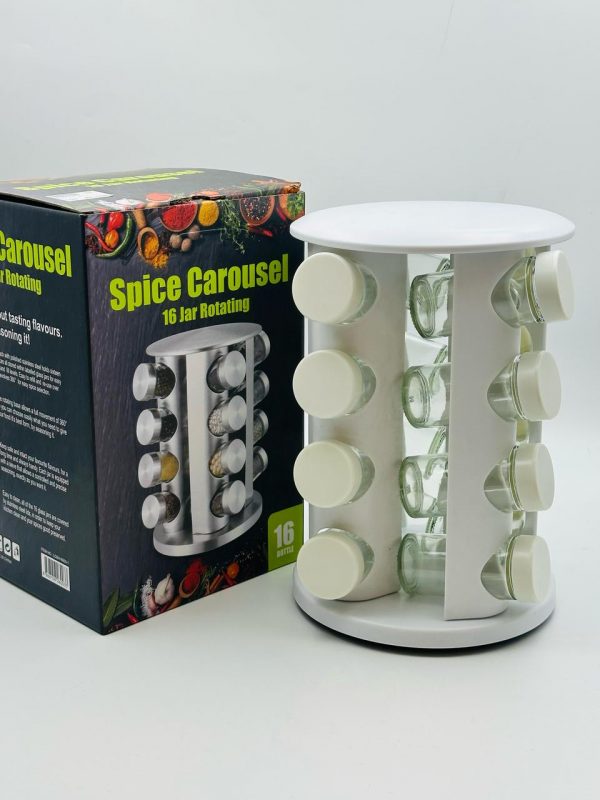 Spice Carousel – 16 Jar Rotating Organizer - Image 4