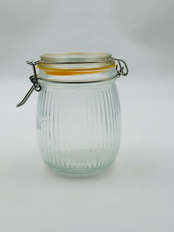 Glass Storage Jar with Airtight Seal 750ML