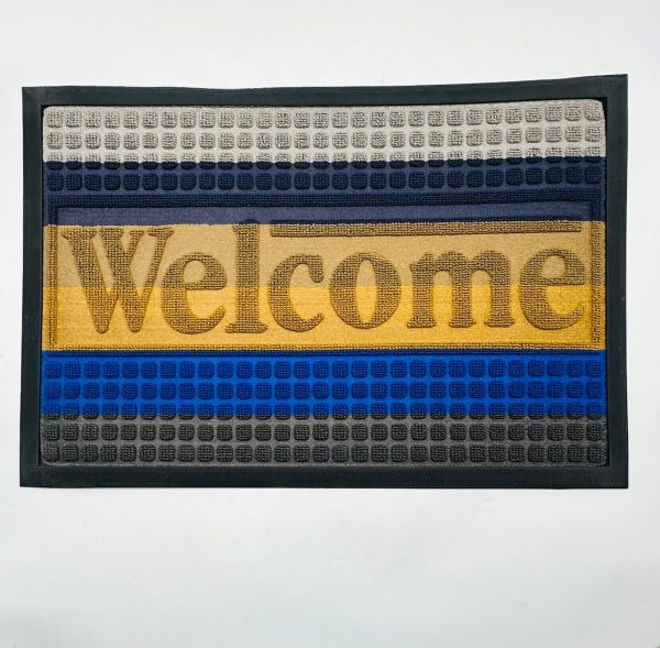 Multi-Color Striped Anti-Slip Door Mat - Image 3