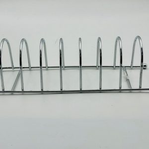 Chrome-Plated Plate Organizer Rack