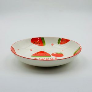 Watermelon Print Ceramic Side Plate
