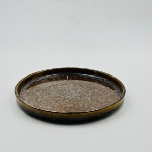 Rustic Brown Ceramic Plate