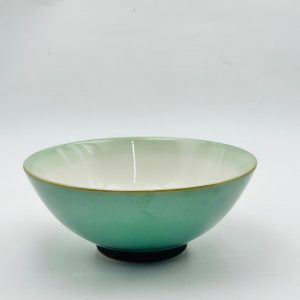 Elegant Two-Tone Ceramic Serving Bowl