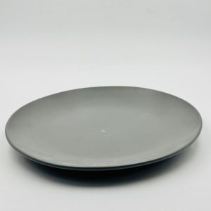 Matte Charcoal Grey Dinner Plate