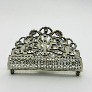 Luxury Silver Metal Napkin Holder