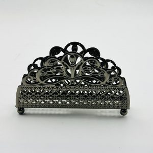 Luxury Black Metal Napkin Holder