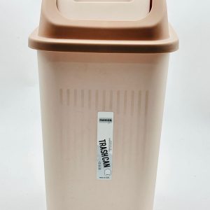 Modern Flip-Top Plastic Trash Can –  Fashion Series