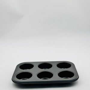6-Cup Non-Stick Muffin & Cupcake Baking Tray