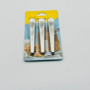 VOCEN Stainless Steel Bag Sealer Clips – 3 Piece Set