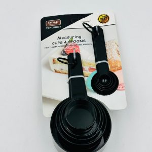 Measuring Cups & Spoons Set (Black)