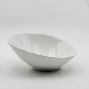 White Ceramic Serving Bowl – Minimalist Design