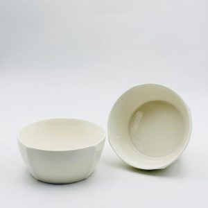 Classic White Ceramic Multipurpose Bow 1PCS